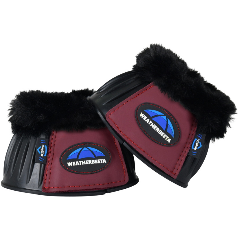 2025 WeatherBeeta Tough - Tec Prime Fleece Trim Gummi Bell Stiefel 1027523 - Maroon